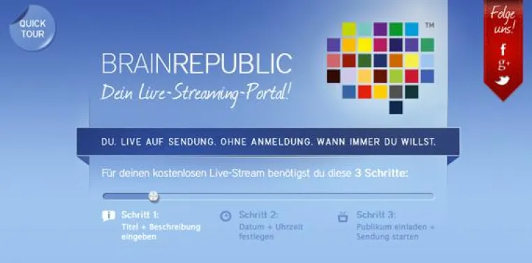 Brainrepublic.com startet als neues Social Media-Portal Bild: Brainrepublic.com startet als neues Social Media-Portal