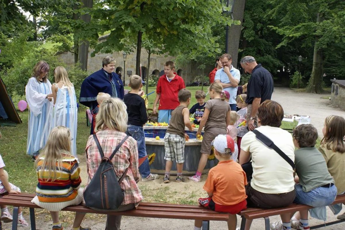 Am Sonntag feiert die Festung Königstein in der Sächsischen Schweiz Brunnenfest