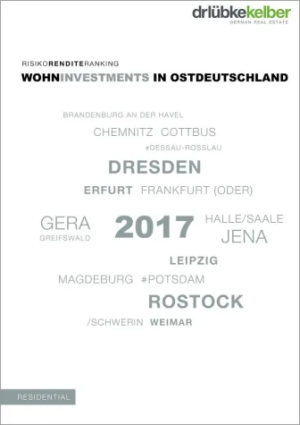 Bild: Risiko-Rendite-Ranking 2017 für Ostdeutschland der Dr. Lübke & Kelber GmbH:
