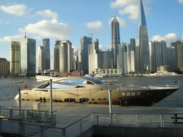 Bild: Sunseeker meets Shanghai