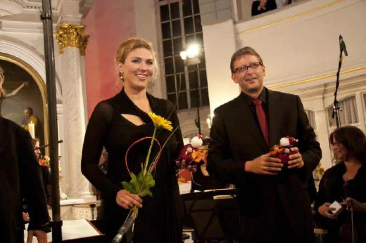 Annette Dasch & Hans-Christoph Rademann, Intendant des Festivals