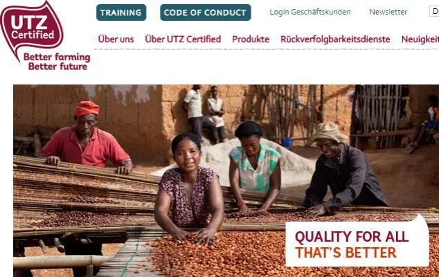 Bild: UTZ-Zertifizierung für Kakao –Anbauflächen von ForestFinance