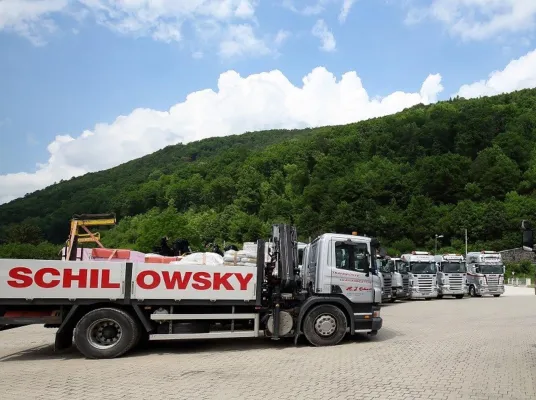 Bild: Baustoffhändler Schilowsky plant Einführung des Telematik-Systems OPHEO