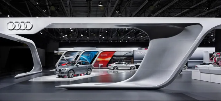 Bild: SCHMIDHUBER gestaltet modulares Audi Markenraumkonzept