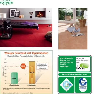 Bild: Allergiker atmen auf: mit Vorwerk Teppichboden