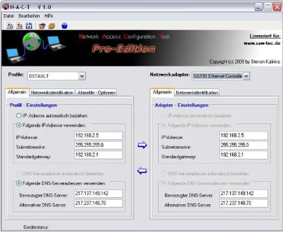 Netzwerkeinstellungen effektiver Verwalten und schneller Ändern Bild: Netzwerkeinstellungen effektiver Verwalten und schneller Ändern