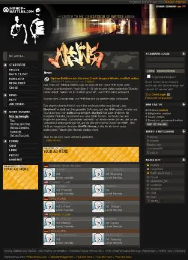 Führende internationale Hip-hop Battle Webseite stellt Graffiti Arena bei großem Neustart vor Bild: Führende internationale Hip-hop Battle Webseite stellt Graffiti Arena bei großem Neustart vor