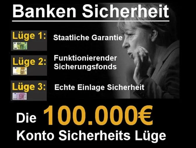 Bild: Einlagesicherheit bei Banken besteht nicht wirklich.