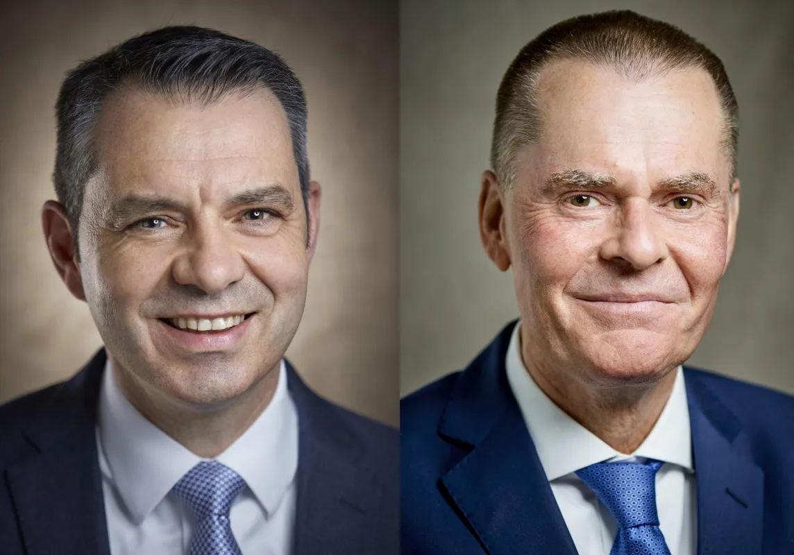 Gestraffte Geschäftsleitung: Doppelspitze Kolb/Schmidt.