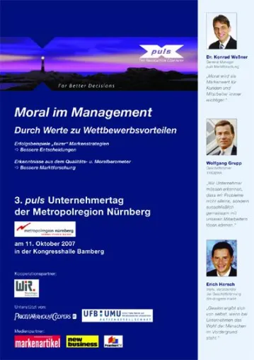 3. puls Unternehmertag der Metropolregion Nürnberg Bild: 3. puls Unternehmertag der Metropolregion Nürnberg