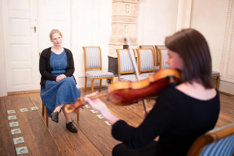 Bild: 1:1 Konzerte jetzt auch in Leipzig mit Gewandhaus-Musikerinnen und Notenspur