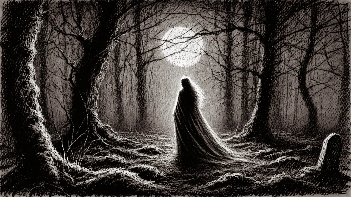 Im Licht der Wunde - die Maid im Tann, wo Hoffnung leise durch das Dunkel tritt (© DREIFISCH)