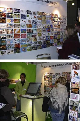 Bild: Präsentation und Information auf der Leipziger Buchmesse und dem Fumetto Comix-Festival Luzern