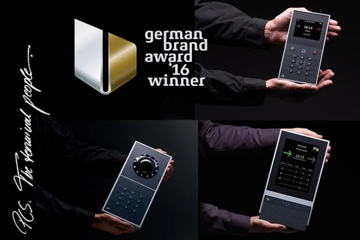Bild: PCS als Winner des German Brand Awards 2016 in der Kategorie „Industry Excellence“ ausgezeichnet.