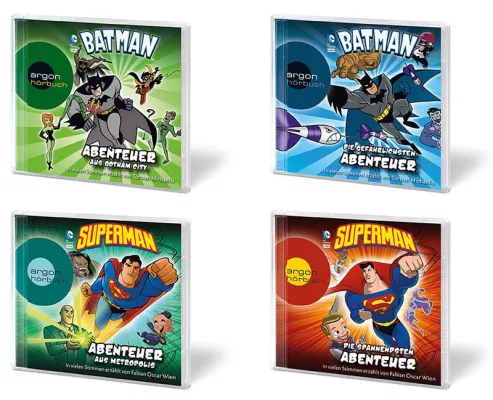 Bild: Die größten Abenteuer der DC Superhelden von Warner Bros. - Jetzt auch als spannende Hörbücher von Argon
