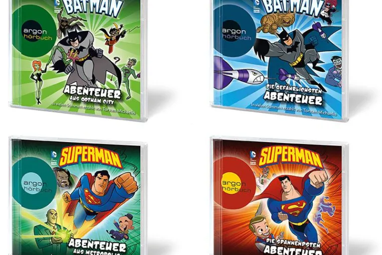 Bild: Die größten Abenteuer der DC Superhelden von Warner Bros. - Jetzt auch als spannende Hörbücher von Argon