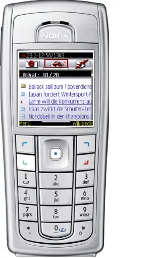 Bild: Von E-Mails bis zu Fußballergebnissen - Neuer Handy-Dienst pusht Informationen auf Java-Handys