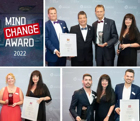 Bild: Der „Mind Change Award®“ – Auszeichnung für zukunftsweisendes Unternehmertum