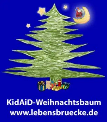 Bild: Weihnachtsbaum für Aktion "KidAiD - gegen Kinderarmut in Deutschland"