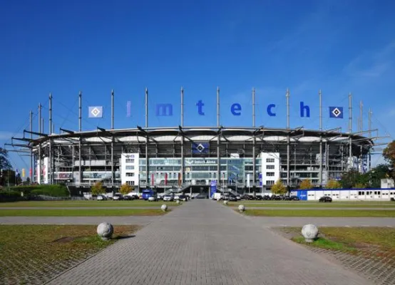 Bild: Schwingungsisolierung von Lüftungsanlagen in der Imtech Arena Hamburg