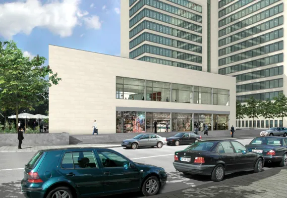 Bild: Eschborn Süd erhält einen neuen Treffpunkt - Zwischen Mergenthalerallee und Frankfurter Straße entsteht der „Pavillon“