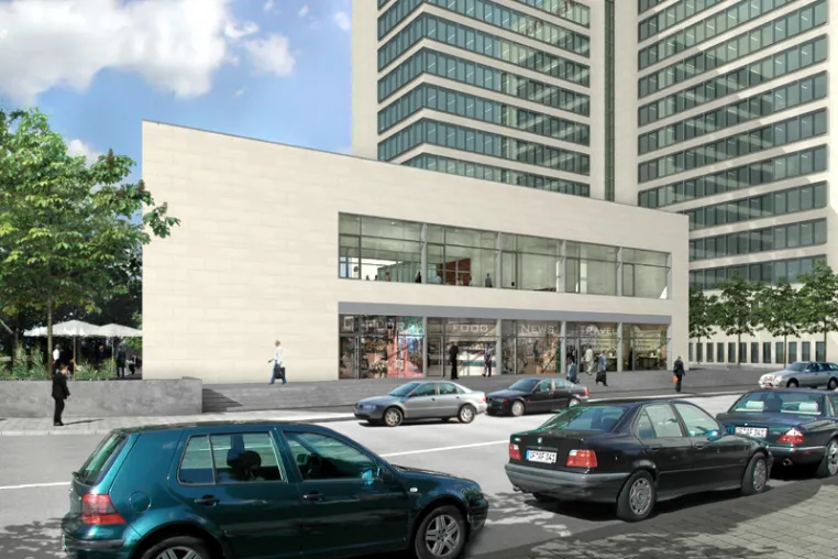 Bild: Eschborn Süd erhält einen neuen Treffpunkt - Zwischen Mergenthalerallee und Frankfurter Straße entsteht der „Pavillon“