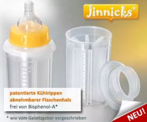 Bild: Schnelle Fläschchenzubereitung mit jinnicks noch bis Monatsmitte bei sparbaby.de zu gewinnen