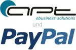 Bild: apt-ebusiness ist offizieller PayPal-Partner, Kooperation beschlossen