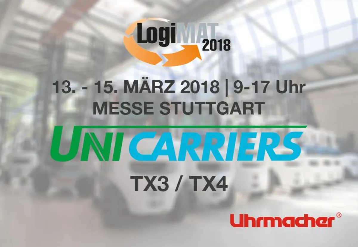 Die LogiMat 2018 naht!  ©Uhrmacher/UniCarriers