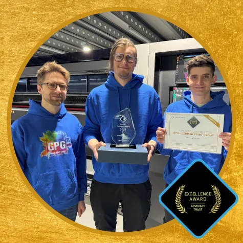 Bild: GPG gewinnt Barbieri Excellence Award für Advocacy and Trust