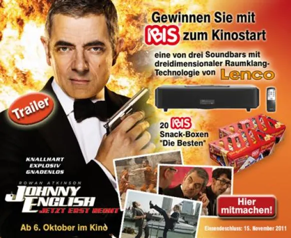 Bild: IBIS GmbH: Neues Online-Gewinnspiel zu „Johnny English – Jetzt erst recht“
