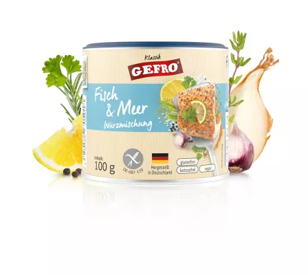Bild: Maritimer Urlaub für die Geschmacksknospen: GEFROS neue Würzmischung Fisch & Meer