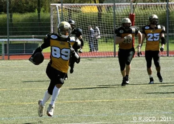 American Football: Paderborn Dolphins erlegen den goldenen Drachen Bild: American Football: Paderborn Dolphins erlegen den goldenen Drachen