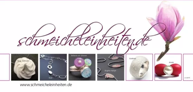 Bild: Handgefertigter Designschmuck zur Kunst- und Kulturmeile in Zwickau am 15.8.09