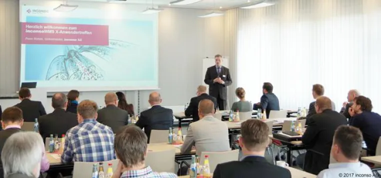 Bild: Begeisterte Teilnehmer beim siebten inconsoWMS X Anwendertreffen
