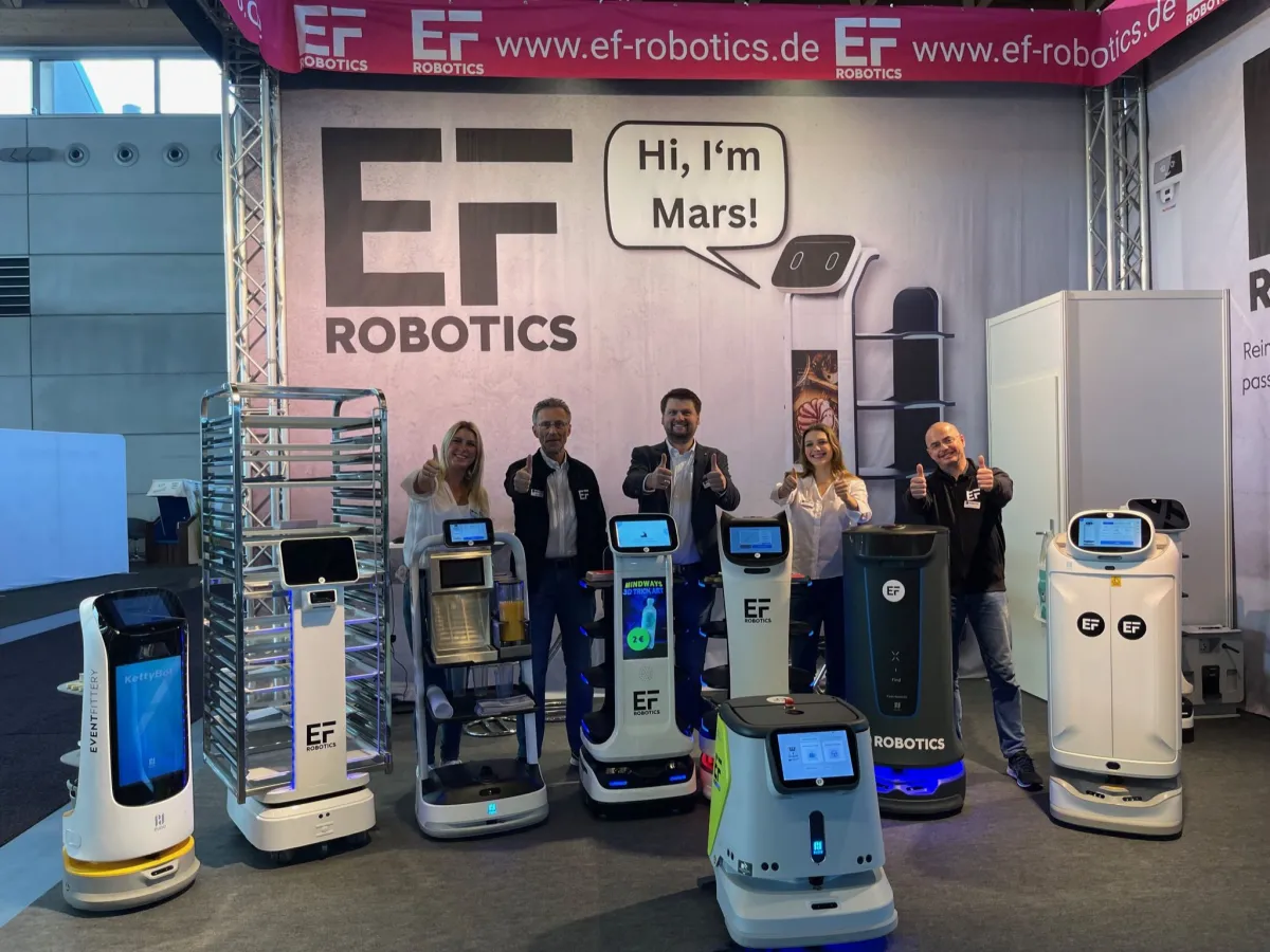 Das Team von EF Robotics, freut sich auf Ihren besuch