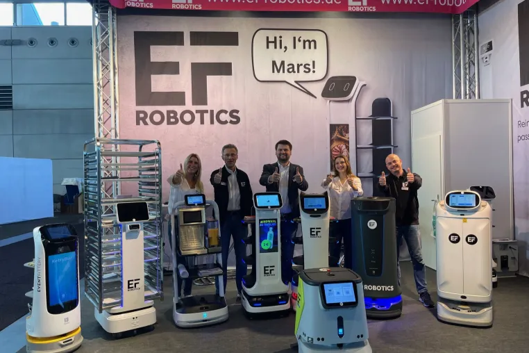 Bild: EF Robotics in Leipzig: Neuste Technologie auf der ISS GUT! Messe