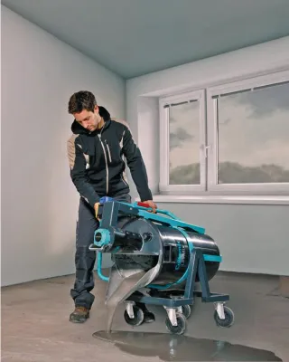 Mix'n Roll für Bodenspachtelmassen Bild: Mix'n Roll für Bodenspachtelmassen