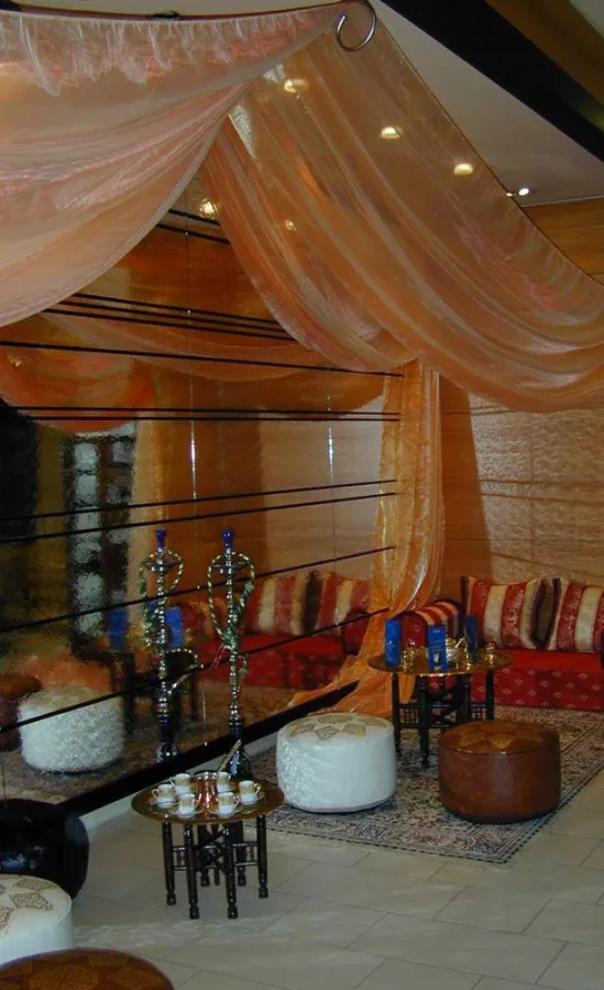 Arabische Athmosphäre im hotel nikko düsseldorf