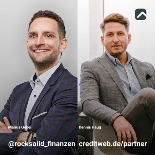 White Label Partnerschaft – Rocksolid wird Kooperationspartner von Baufinanzierer creditweb Bild: White Label Partnerschaft – Rocksolid wird Kooperationspartner von Baufinanzierer creditweb