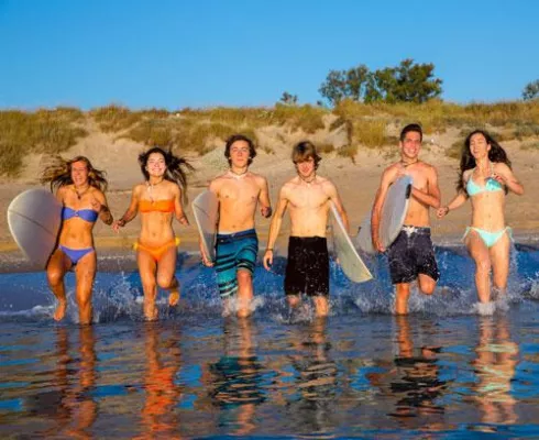 Bild: Erlebnis pur – Jugendreisen mit Trendsportart