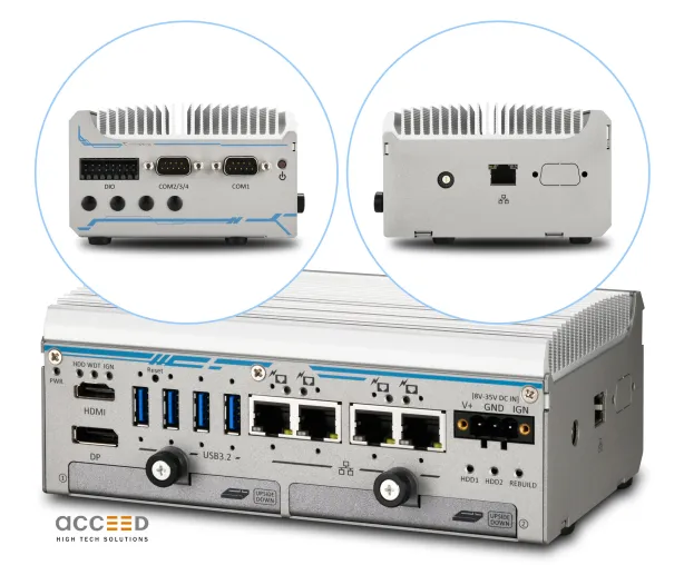 Mit dem POC-464VR von Acceed autonom überwachen und HD-Bilder auswerten Bild: Mit dem POC-464VR von Acceed autonom überwachen und HD-Bilder auswerten
