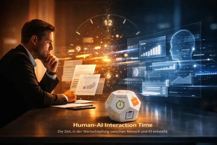 Human-AI Interaction Time (HAIT): Der neue Standard zur Messung von KI-gestützter Wirtschaftlichkeit. Bild: Human-AI Interaction Time (HAIT): Der neue Standard zur Messung von KI-gestützter Wirtschaftlichkeit.