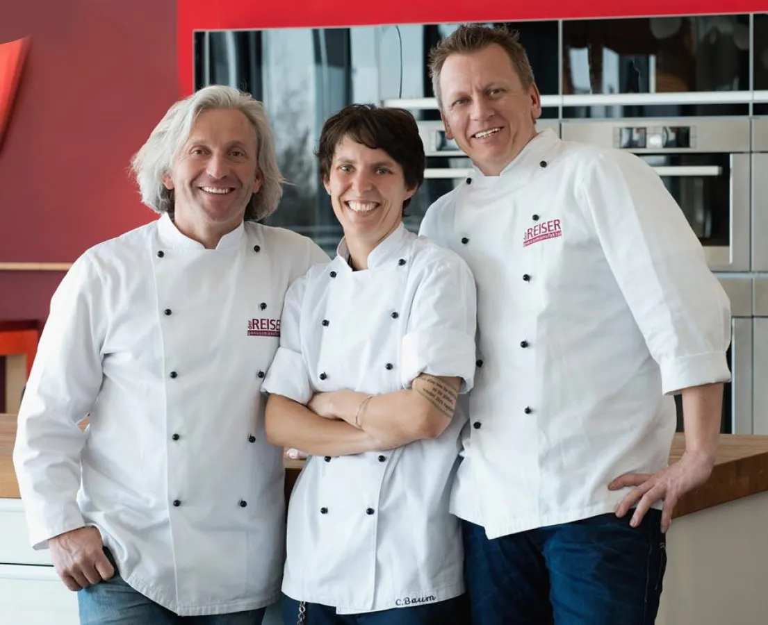 Michael Hüsken, Bernhard Reiser, Caroline Baum