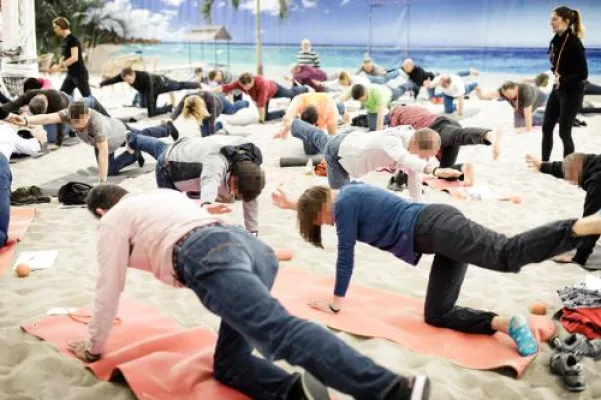 Bild: Fit for Future - Gesundheit gibt es nicht geschenkt. On the Rock erfindet Gesundheitstage für Unternehmen neu.