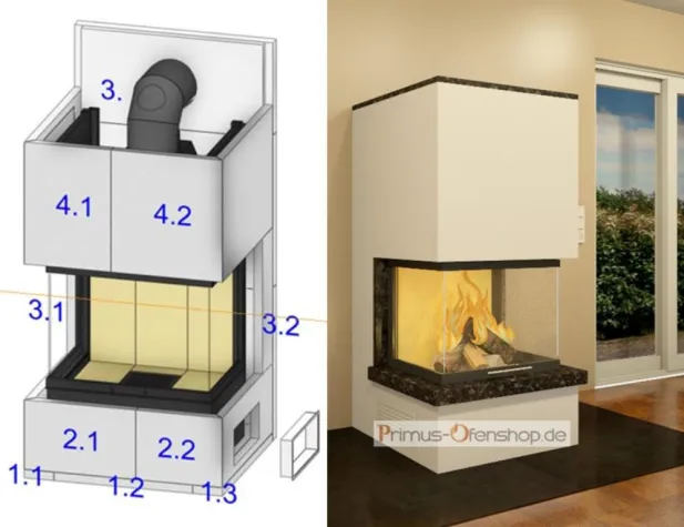 Bild: Heizkosten sparen mit Kamin und Kachelofen