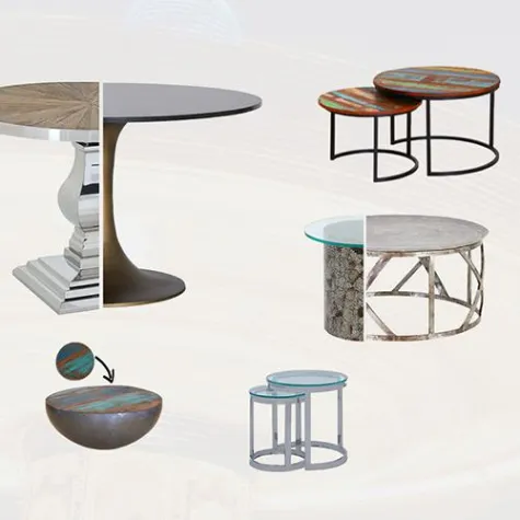 Bild: An runden Tischen lässt sich gut reden