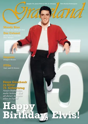 Elvis-Magazin „GRACELAND“ Nr. 191 erstmals vollfarbig Bild: Elvis-Magazin „GRACELAND“ Nr. 191 erstmals vollfarbig