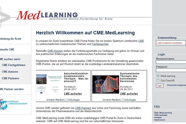 Bild: CME.MedLearning auf Erfolgskurs