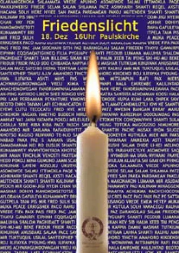 Bild: Das Friedenslicht 2005 kommt – am 18.Dezember nach Schwerin